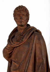 Önarckép, a lyoni Loyasse temetőben lévő sírjának díszítésére, Lyon, 1810 körül (terrakotta).